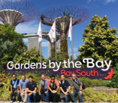 RBT Bank team at Gardens by the Bay, Singapore