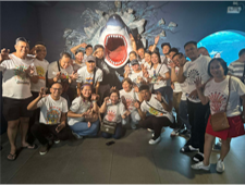 RBT Bank account officers at an aquarium during their 2025 trip